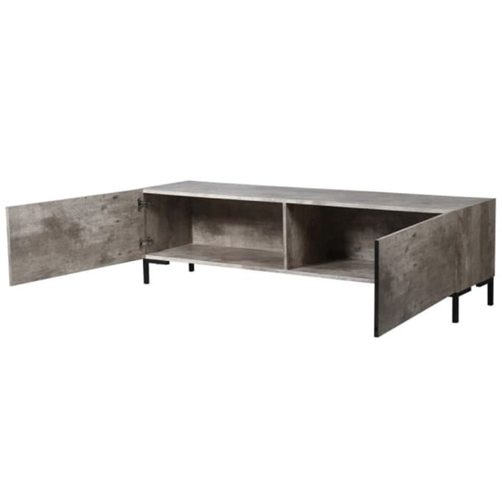 Brunswick Concrete Effect TV Media Entertainment Unit